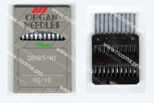 Иглы ORGAN NEEDLES DB-K5 №70