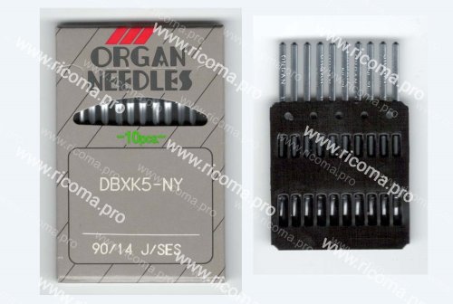 Иглы ORGAN NEEDLES DB-K5 №90 SES