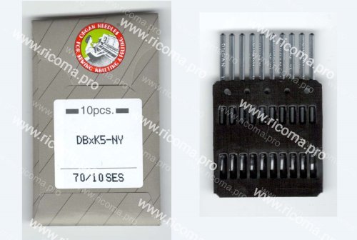 Иглы ORGAN NEEDLES DB-K5 №70 SES